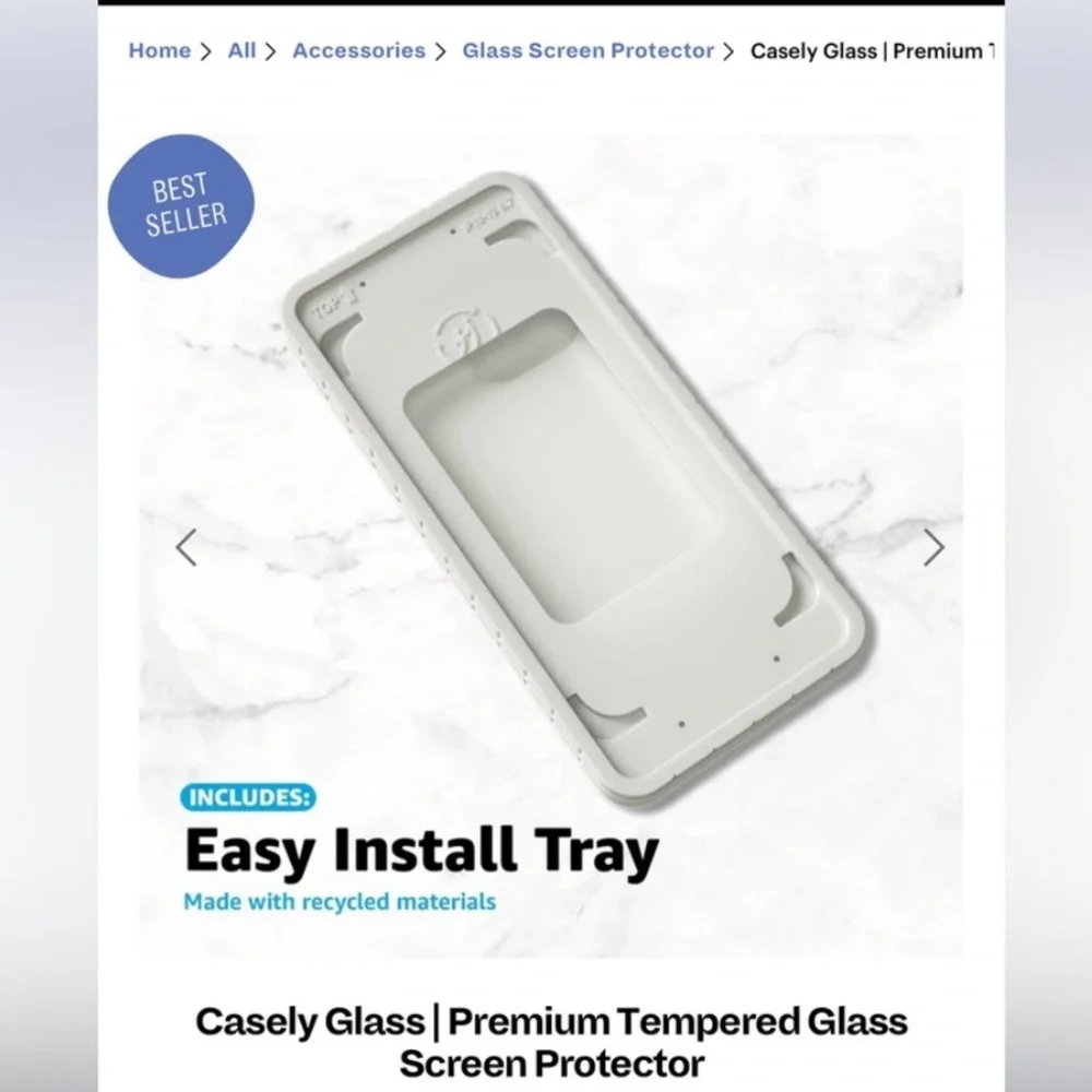 CASELY iPhone 14 Pro Max glass screen protector BRAND NEW SEALED IN BOX